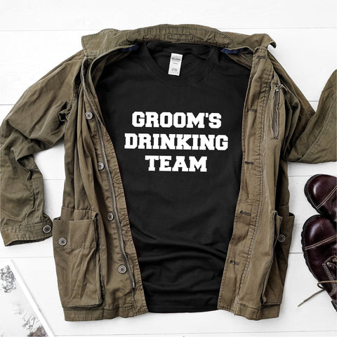Groom's Drinking team- Ultra Cotton Short Sleeve T-Shirt - DFHM16