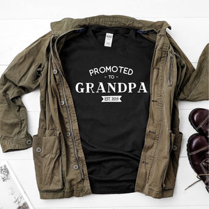 Promoted to grandpa- Ultra Cotton Short Sleeve T-Shirt - DFHM38