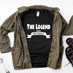 The legend has retired- Ultra Cotton Short Sleeve T-Shirt - DFHM46