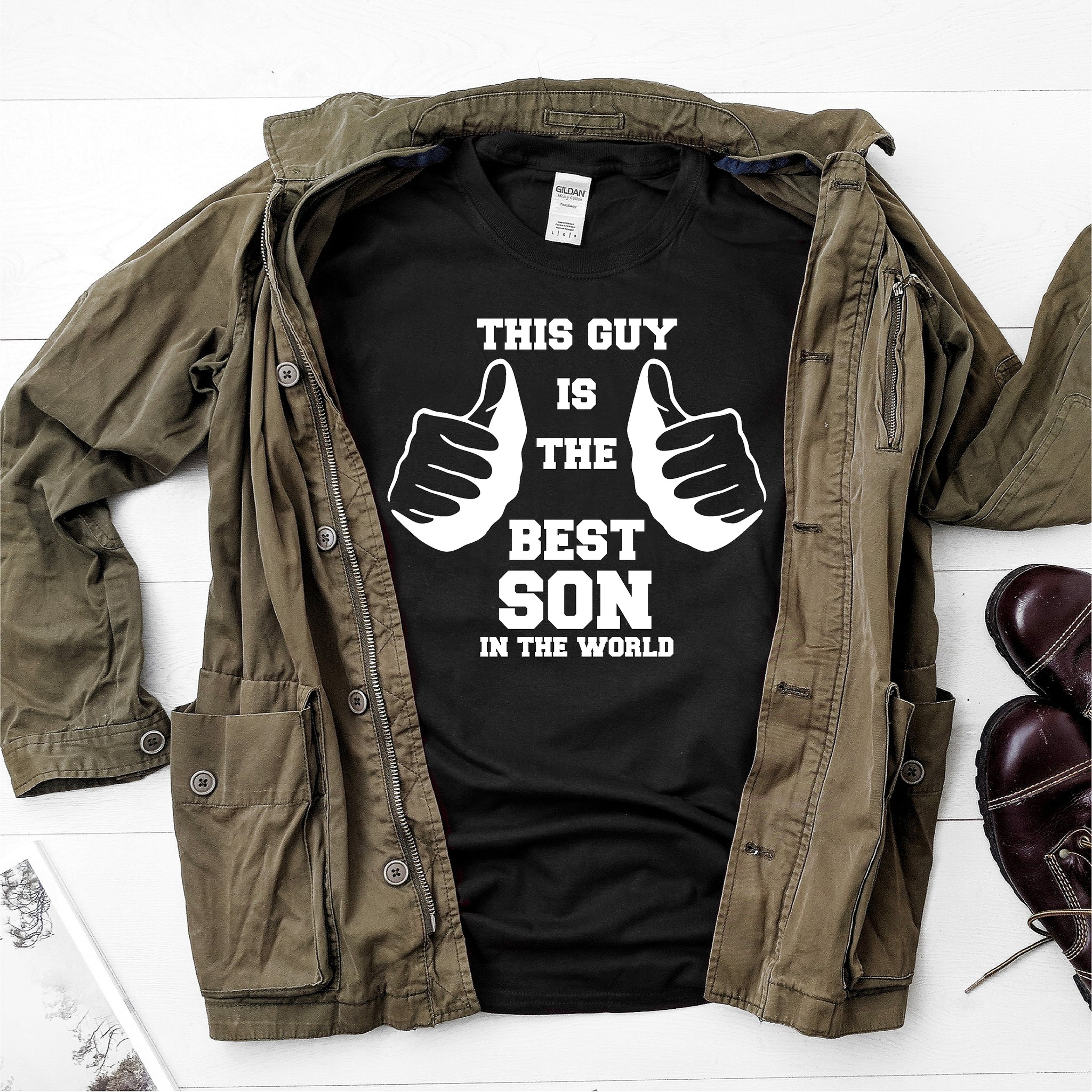This guy is the best son in the world- Ultra Cotton Short Sleeve T-Shirt - DFHM53