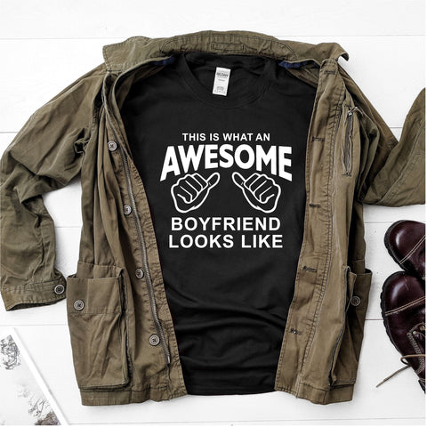 This is what an awesome boyfriend looks like- Ultra Cotton Short Sleeve T-Shirt - DFHM55