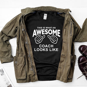 This is What an Awesome Coach Looks Like- Ultra Cotton Short Sleeve T-Shirt - DFHM57
