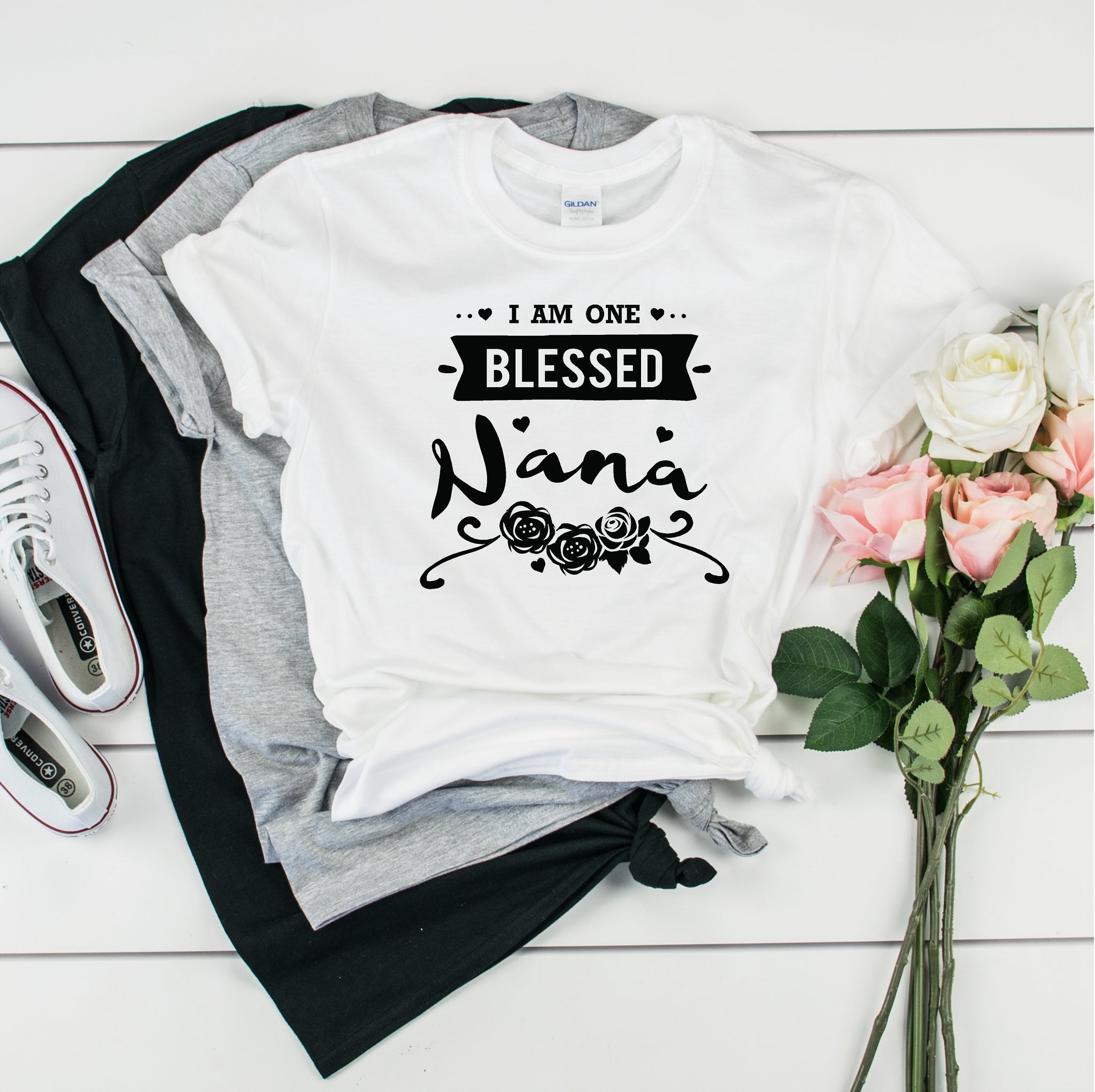 I am One Blessed Nana -Ultra Cotton Short Sleeve T-Shirt- FHD14