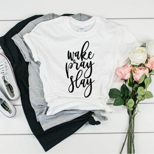 Wake Pray Slay- Ultra Cotton Short Sleeve T-Shirt- FHD99