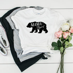 Mama Bear Cotton Short Sleeve T-Shirt FHD02