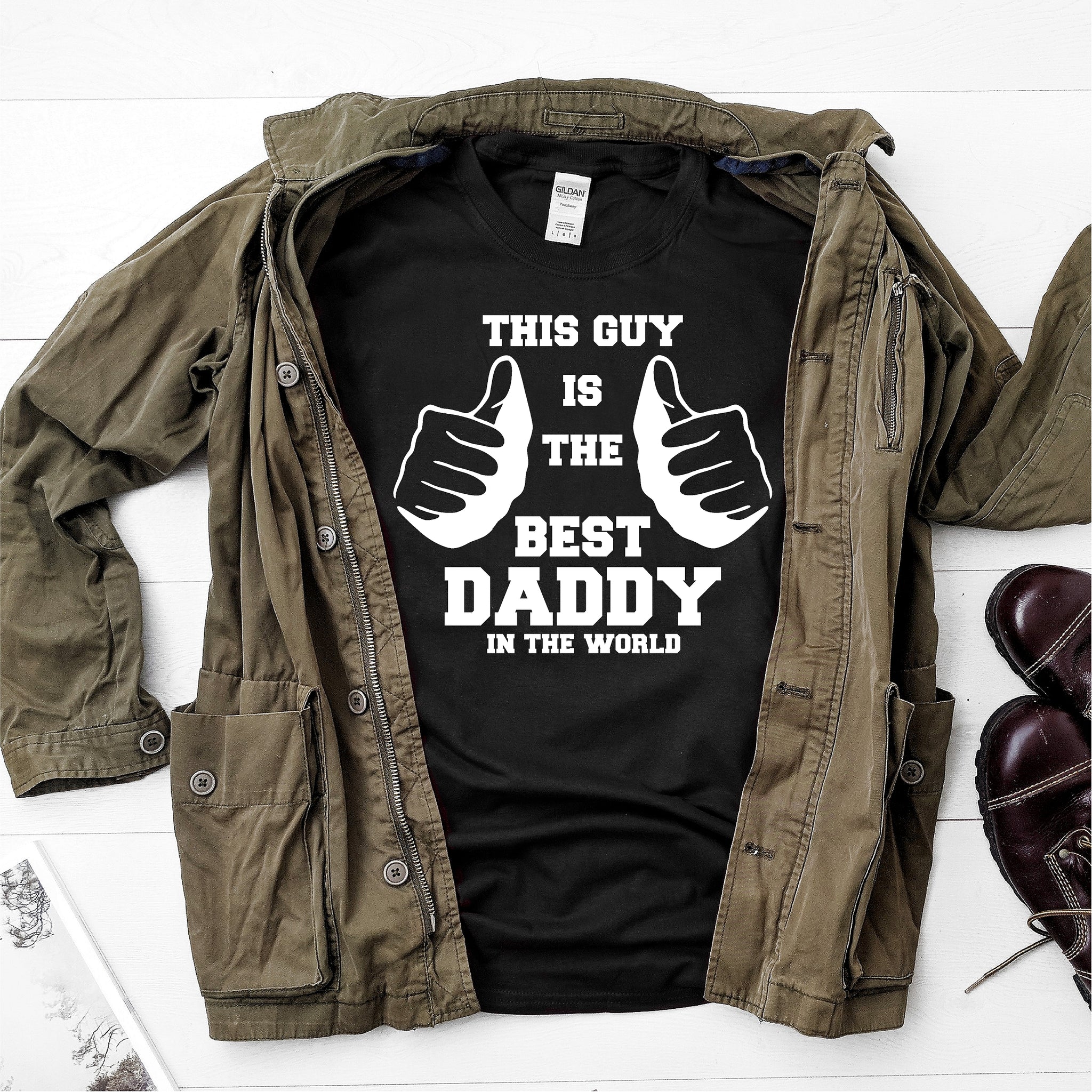 This guy is the best daddy in the world- Ultra Cotton Short Sleeve T-Shirt - DFHM47